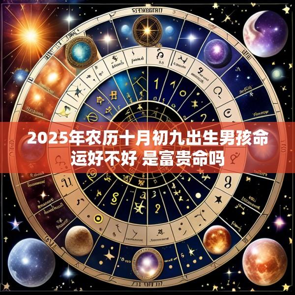 2025年农历十月初九出生男孩命运好不好 是富贵命吗