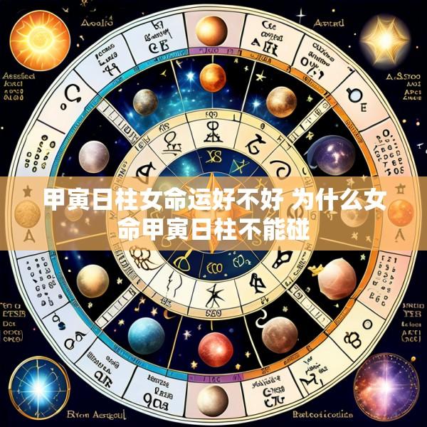 甲寅日柱女命运好不好 为什么女命甲寅日柱不能碰