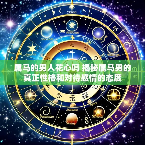 属马的男人花心吗 揭秘属马男的真正性格和对待感情的态度