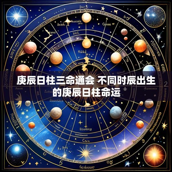 庚辰日柱三命通会 不同时辰出生的庚辰日柱命运