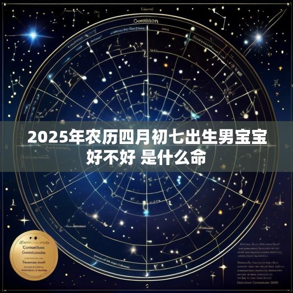2025年农历四月初七出生男宝宝好不好 是什么命