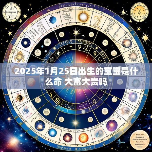 2025年1月25日出生的宝宝是什么命 大富大贵吗