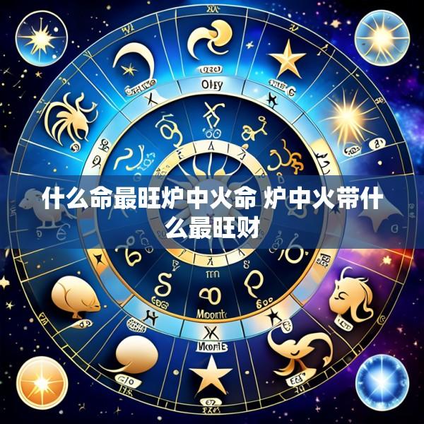 什么命最旺炉中火命 炉中火带什么最旺财
