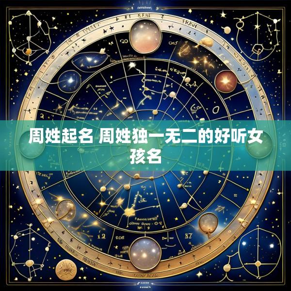 周姓起名 周姓独一无二的好听女孩名