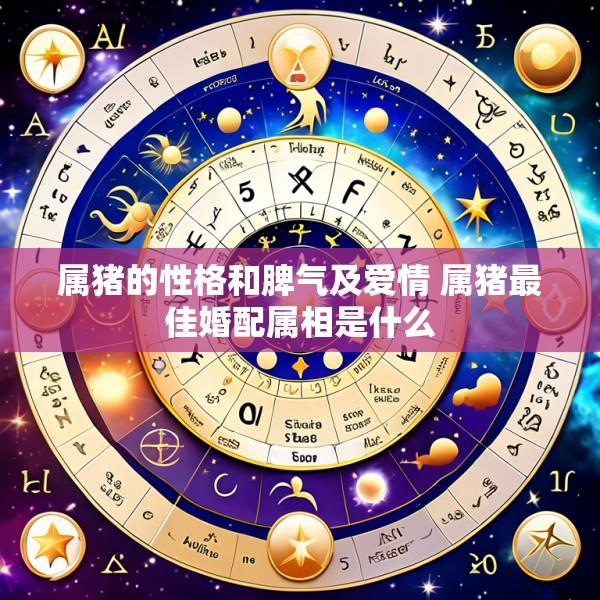属猪的性格和脾气及爱情 属猪最佳婚配属相是什么
