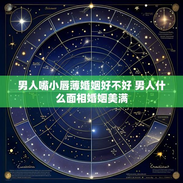 男人嘴小唇薄婚姻好不好 男人什么面相婚姻美满