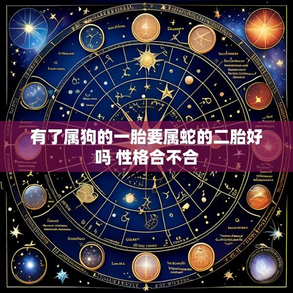有了属狗的一胎要属蛇的二胎好吗 性格合不合