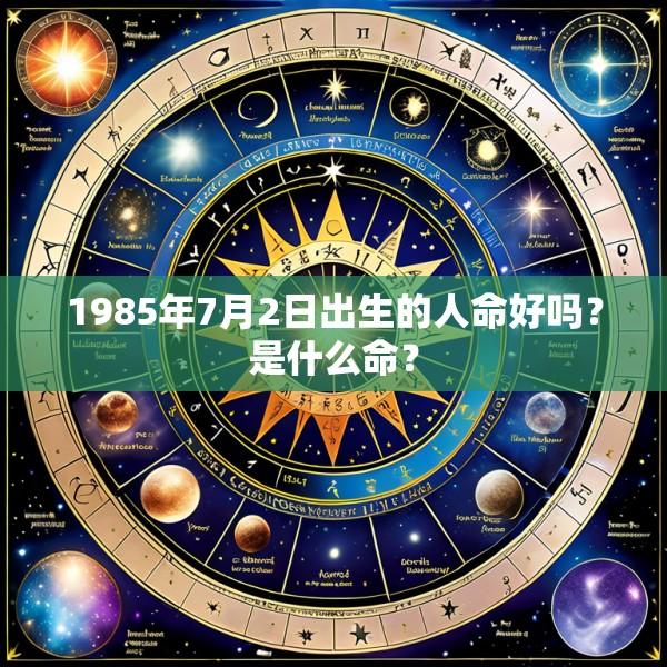 1985年7月2日出生的人命好吗？是什么命？