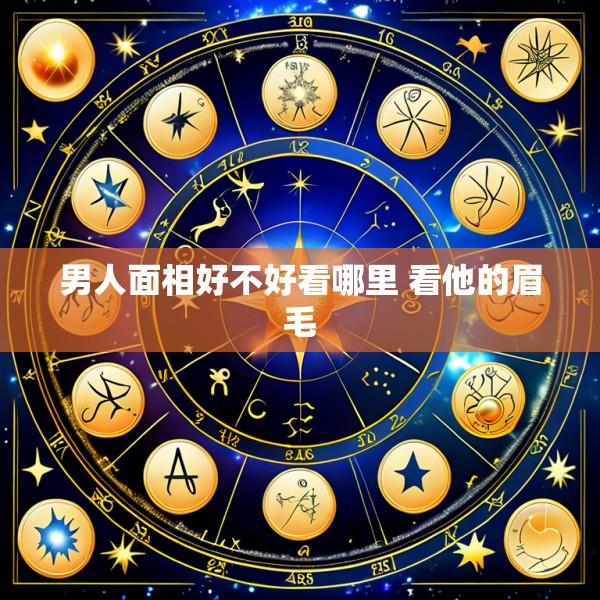 男人面相好不好看哪里 看他的眉毛