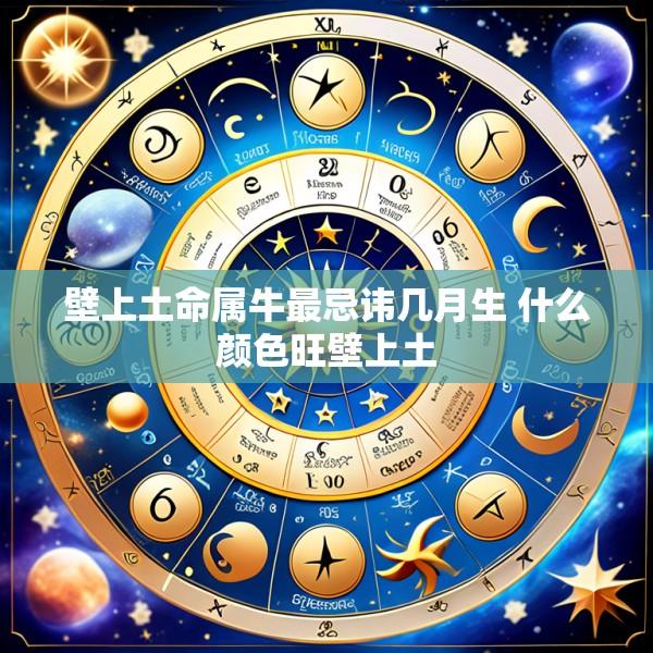 壁上土命属牛最忌讳几月生 什么颜色旺壁上土