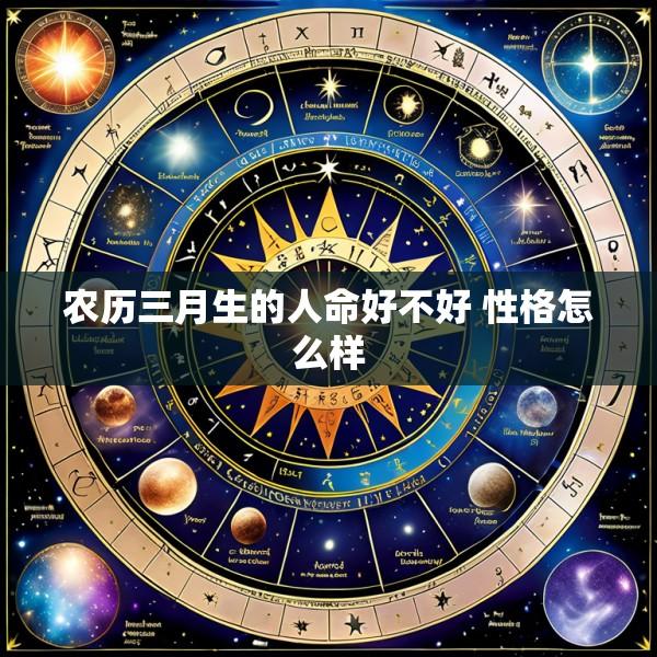 农历三月生的人命好不好 性格怎么样