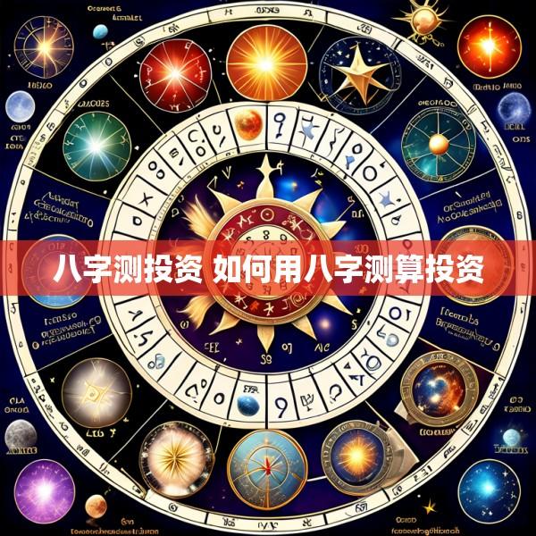 八字测投资 如何用八字测算投资