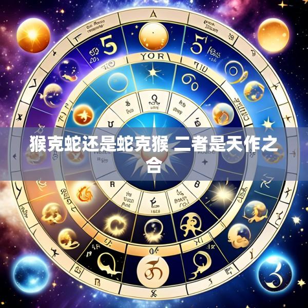 猴克蛇还是蛇克猴 二者是天作之合
