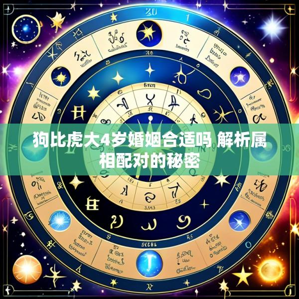狗比虎大4岁婚姻合适吗 解析属相配对的秘密