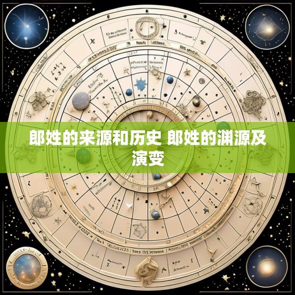 郎姓的来源和历史 郎姓的渊源及演变