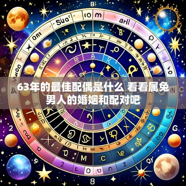 63年的最佳配偶是什么 看看属兔男人的婚姻和配对吧