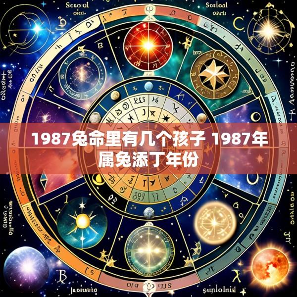 1987兔命里有几个孩子 1987年属兔添丁年份