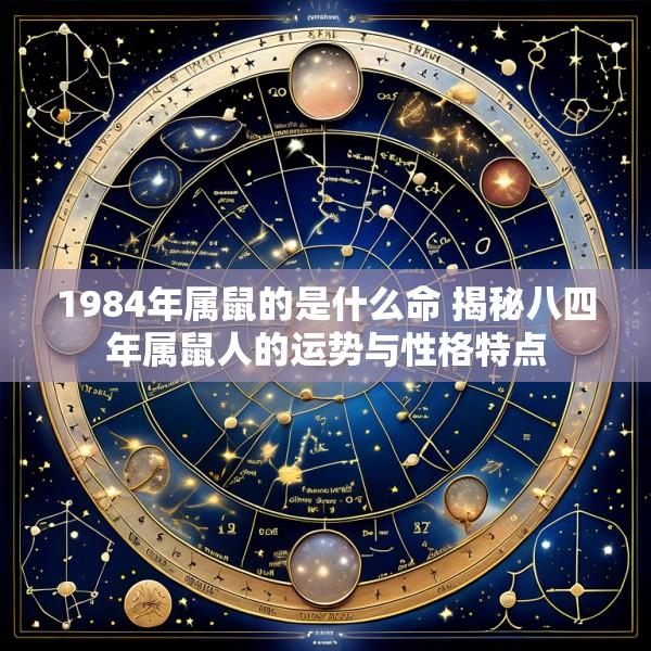 1984年属鼠的是什么命 揭秘八四年属鼠人的运势与性格特点
