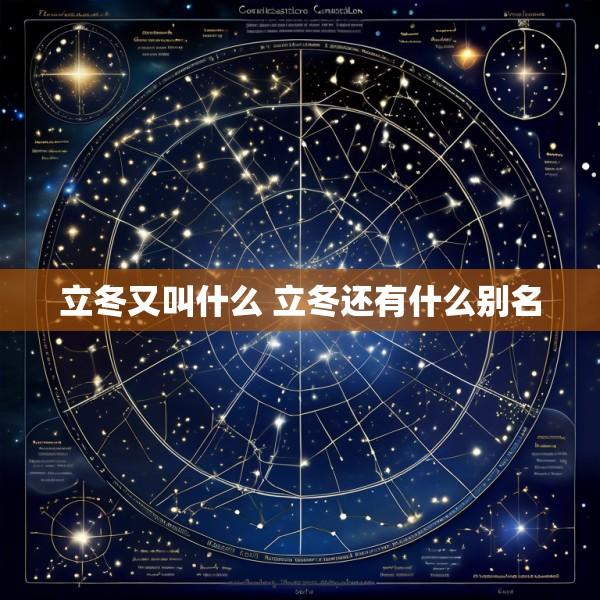 立冬又叫什么 立冬还有什么别名