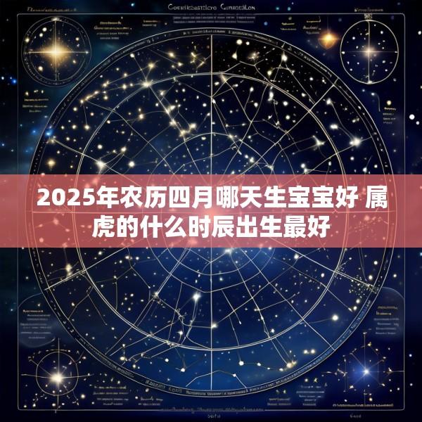 2025年农历四月哪天生宝宝好 属虎的什么时辰出生最好