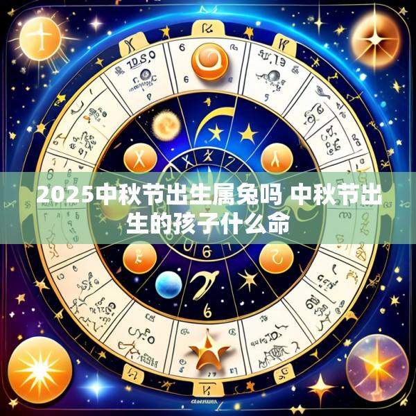 2025中秋节出生属兔吗 中秋节出生的孩子什么命