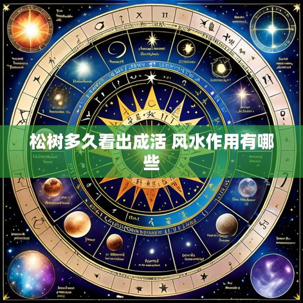 松树多久看出成活 风水作用有哪些
