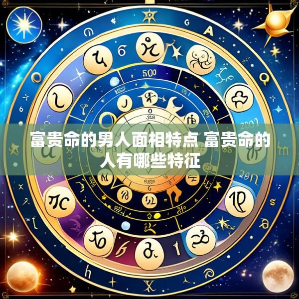 富贵命的男人面相特点 富贵命的人有哪些特征