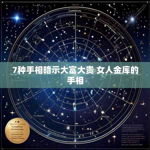 7种手相暗示大富大贵 女人金库的手相