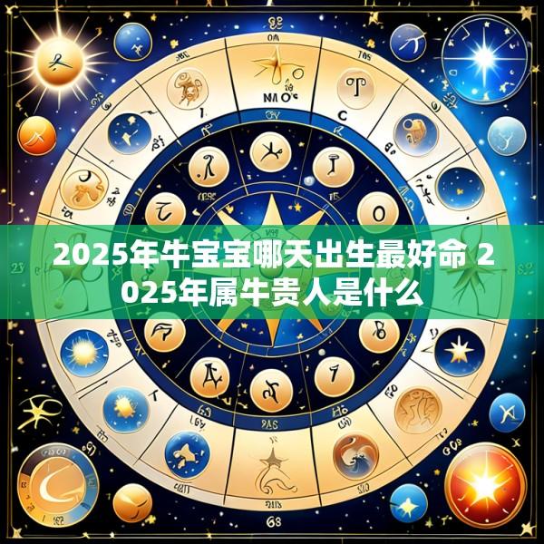 2025年牛宝宝哪天出生最好命 2025年属牛贵人是什么