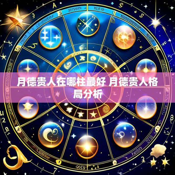 月德贵人在哪柱最好 月德贵人格局分析