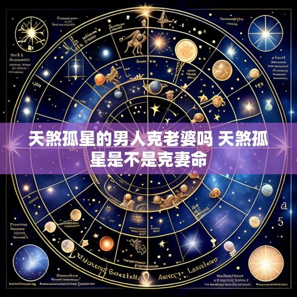 天煞孤星的男人克老婆吗 天煞孤星是不是克妻命