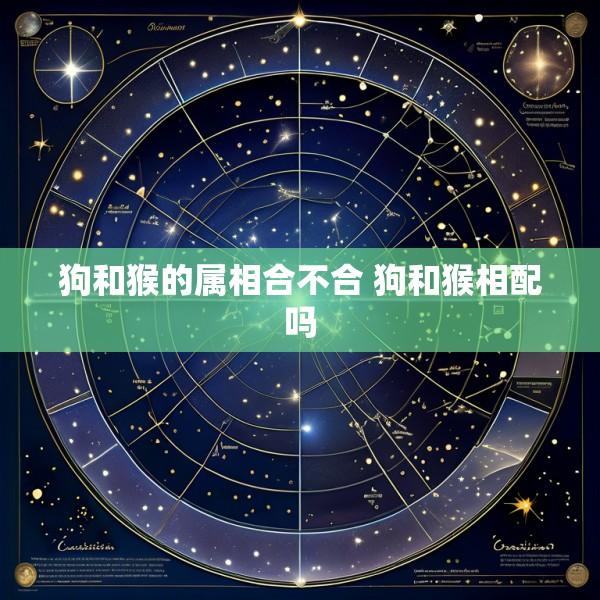 狗和猴的属相合不合 狗和猴相配吗