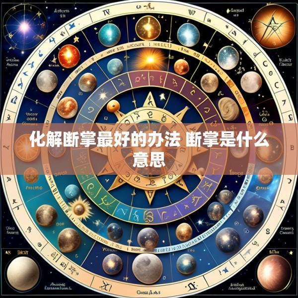 化解断掌最好的办法 断掌是什么意思