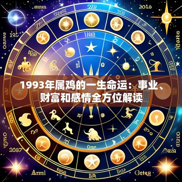 1993年属鸡的一生命运：事业、财富和感情全方位解读