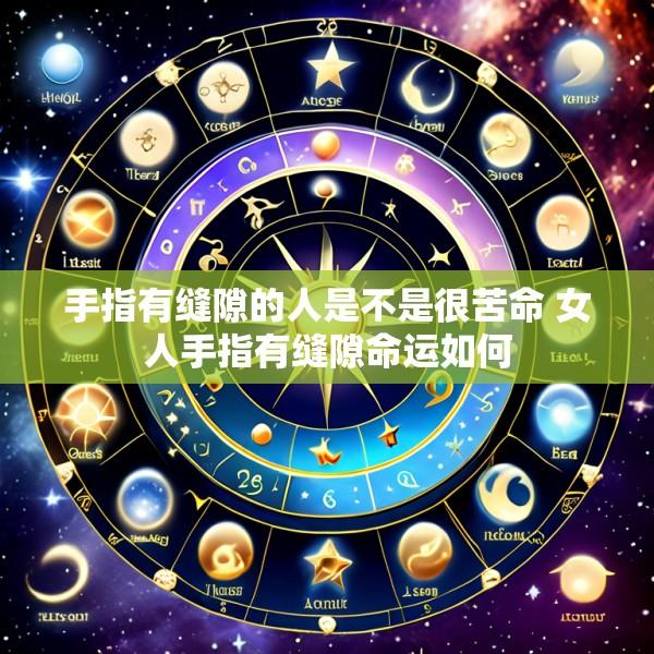 手指有缝隙的人是不是很苦命 女人手指有缝隙命运如何