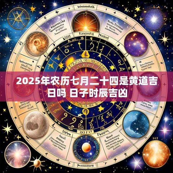 2025年农历七月二十四是黄道吉日吗 日子时辰吉凶
