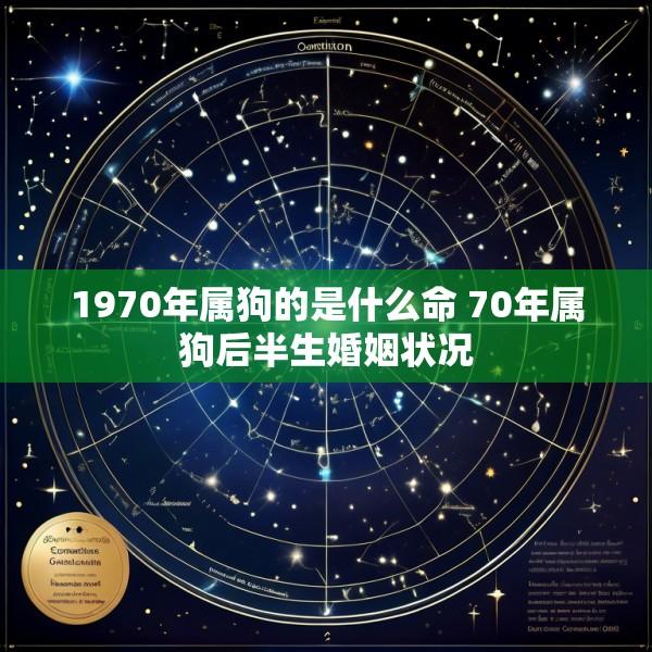 1970年属狗的是什么命 70年属狗后半生婚姻状况