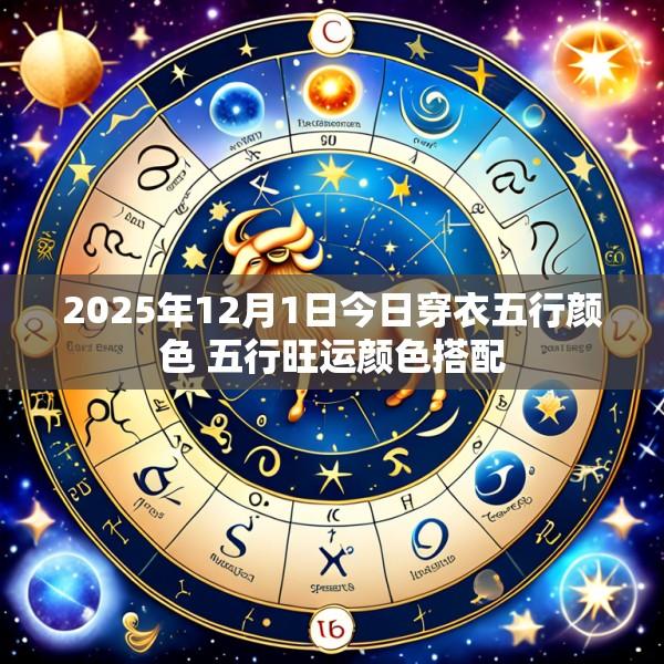 2025年12月1日今日穿衣五行颜色 五行旺运颜色搭配