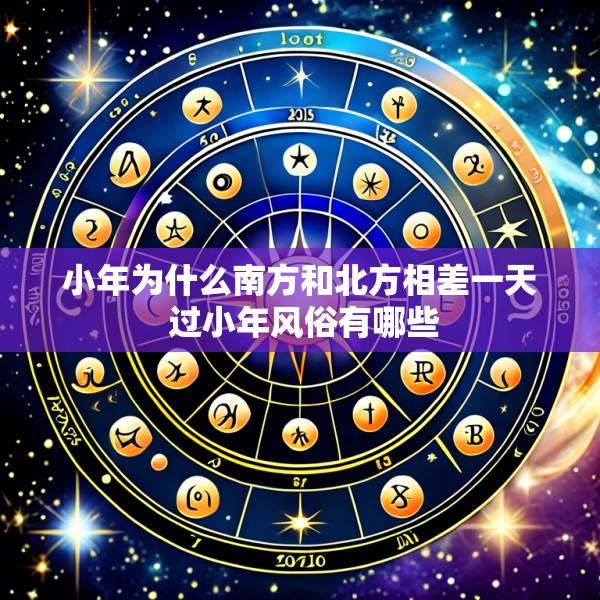 小年为什么南方和北方相差一天 过小年风俗有哪些