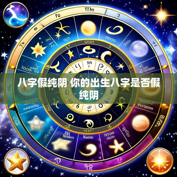 八字假纯阴 你的出生八字是否假纯阴