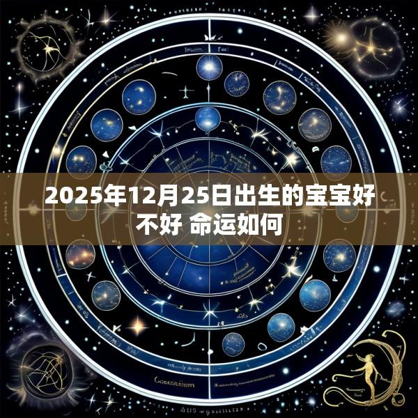 2025年12月25日出生的宝宝好不好 命运如何