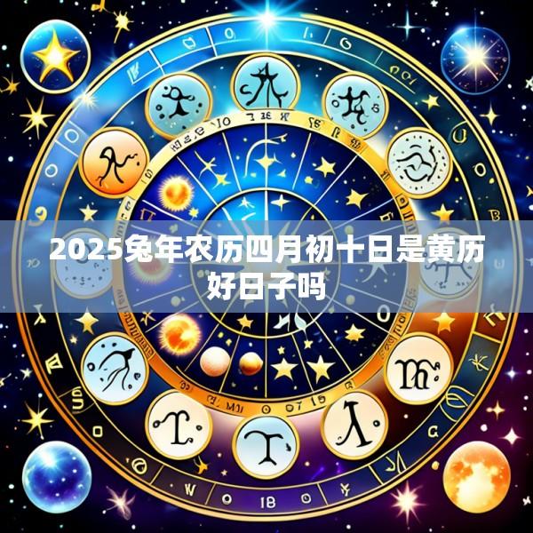2025兔年农历四月初十日是黄历好日子吗