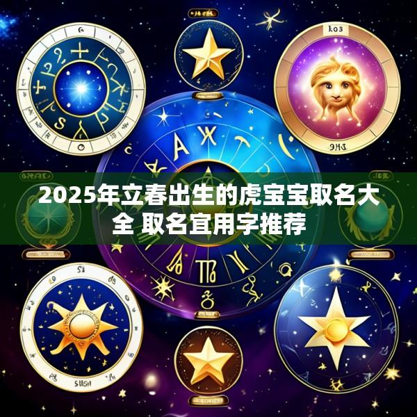 2025年立春出生的虎宝宝取名大全 取名宜用字推荐