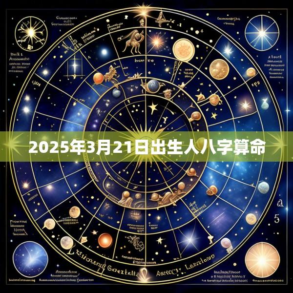 2025年3月21日出生人八字算命