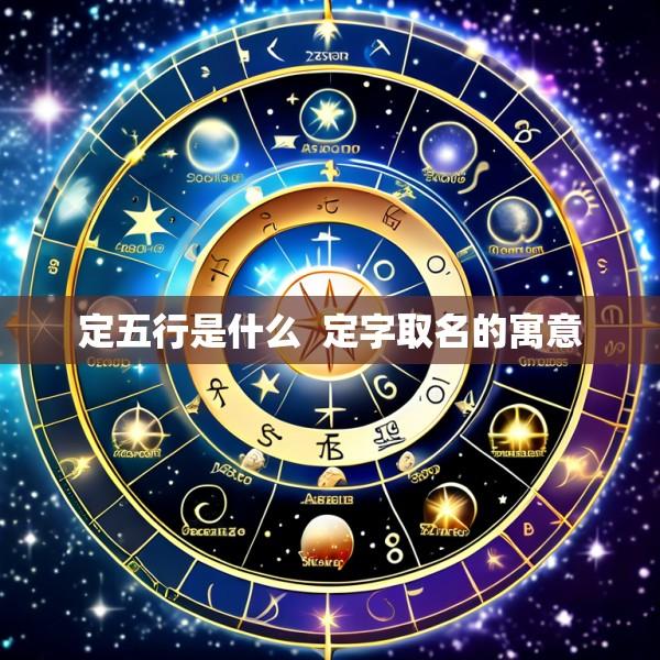 定五行是什么  定字取名的寓意