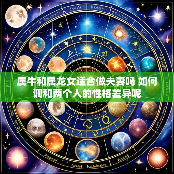 属牛和属龙女适合做夫妻吗 如何调和两个人的性格差异呢