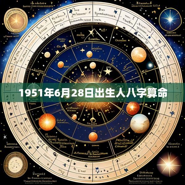 1951年6月28日出生人八字算命