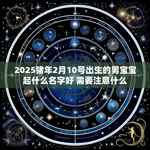 2025猪年2月10号出生的男宝宝起什么名字好 需要注意什么
