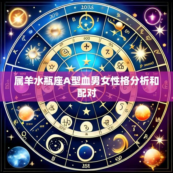 属羊水瓶座A型血男女性格分析和配对