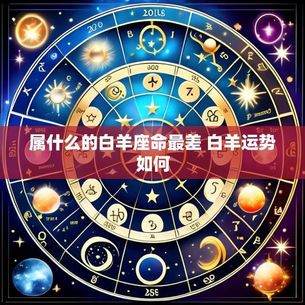 属什么的白羊座命最差 白羊运势如何